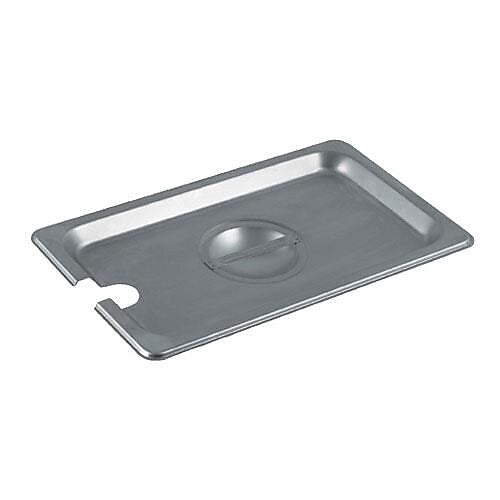 Update International Fourth Size Notched Pan Cover, Silver (STP-25LDCS)