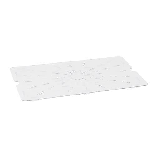 Cambro Full Size Camwear® Pan Grate, 3/5" H x 18 1/3" W x 10 1/3" D, Clear (10CWD135)