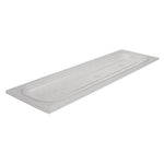 Cambro 1/2 Size Camwear® Long Cover, 4/5" H x 6 3/8" W x 21" D, Clear (20LPCWC135)