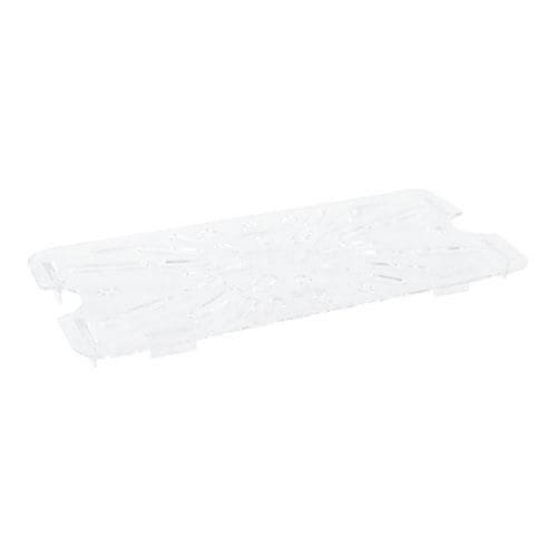 Cambro 1/3 Size Camwear® Pan Grate, 3/5" H x 10 4/9" W x 4 5/8" D, Clear (30CWD135)