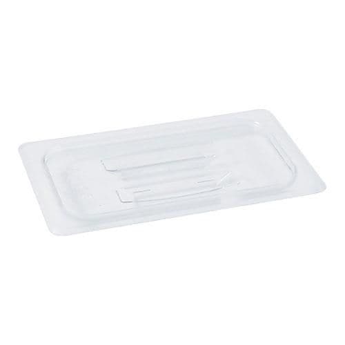 Cambro 1/4 Size Camwear® Cover, 1" H x 6 1/3" W x 10 2/5" D, Clear (40CWCH135)