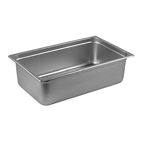 Winco Full Size 6" (Depth) Steam Table Pan, 20.9" L X 12.9" W X 6.0" H, Silver (SPJP-106)