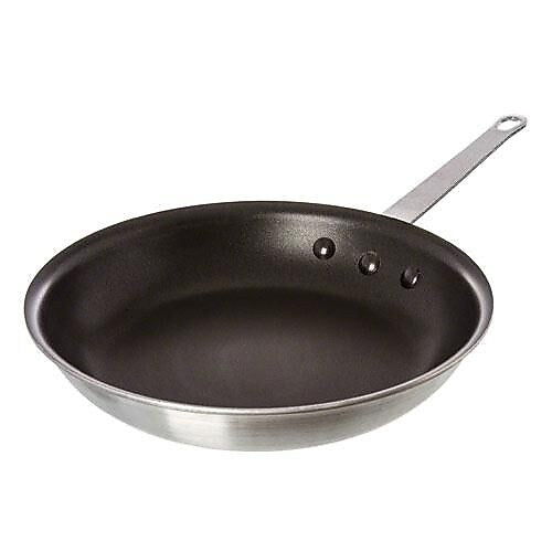 Update International 12" Aluminum Fry Pan, Silver (78857)