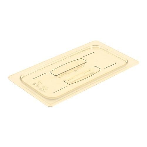 Cambro 1/3 Size H-Pan™ Cover, 12 3/4" L x 6 15/16" W, Amber (30HPCH150)