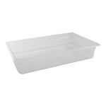 Cambro 4" Deep Full Size Clear Food Pan, 20 7/8" L x 12 3/4" W (79214)