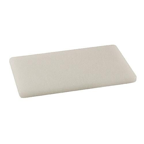 Winco 6" x 10" x 1/2" White Cutting Board (CBWT-610)