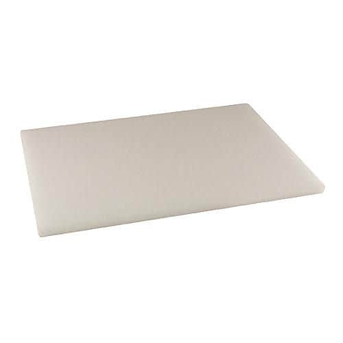 Winco 15" x 20" x 1/2" White Cutting Board (CBWT-1520)