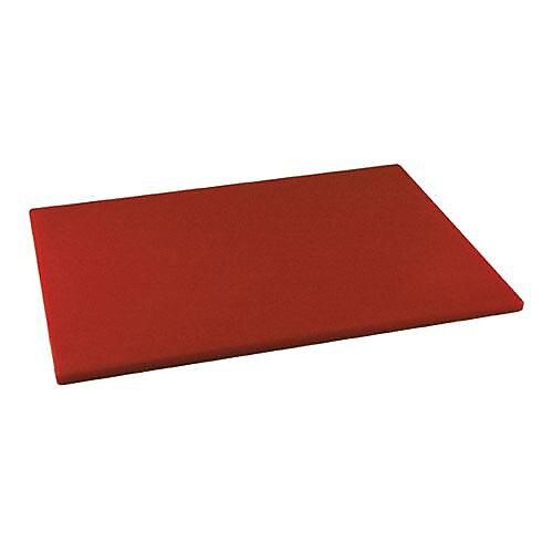 Winco 15" W x 20" D Cutting Board, Red