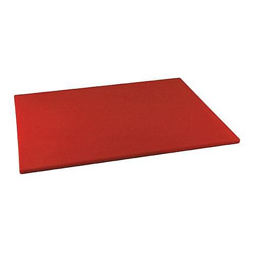 Winco 18" W x 24" D Cutting Board, Red