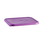 Cambro 22 Qt. Allergen Free Purple CamSquare® Cover, 11 1/4" L X 12 1/4" W, Purple (SFC12SCPP441)