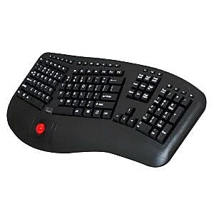 Adesso Tru-Form Wireless Keyboard, Black (WKB-3500UB)