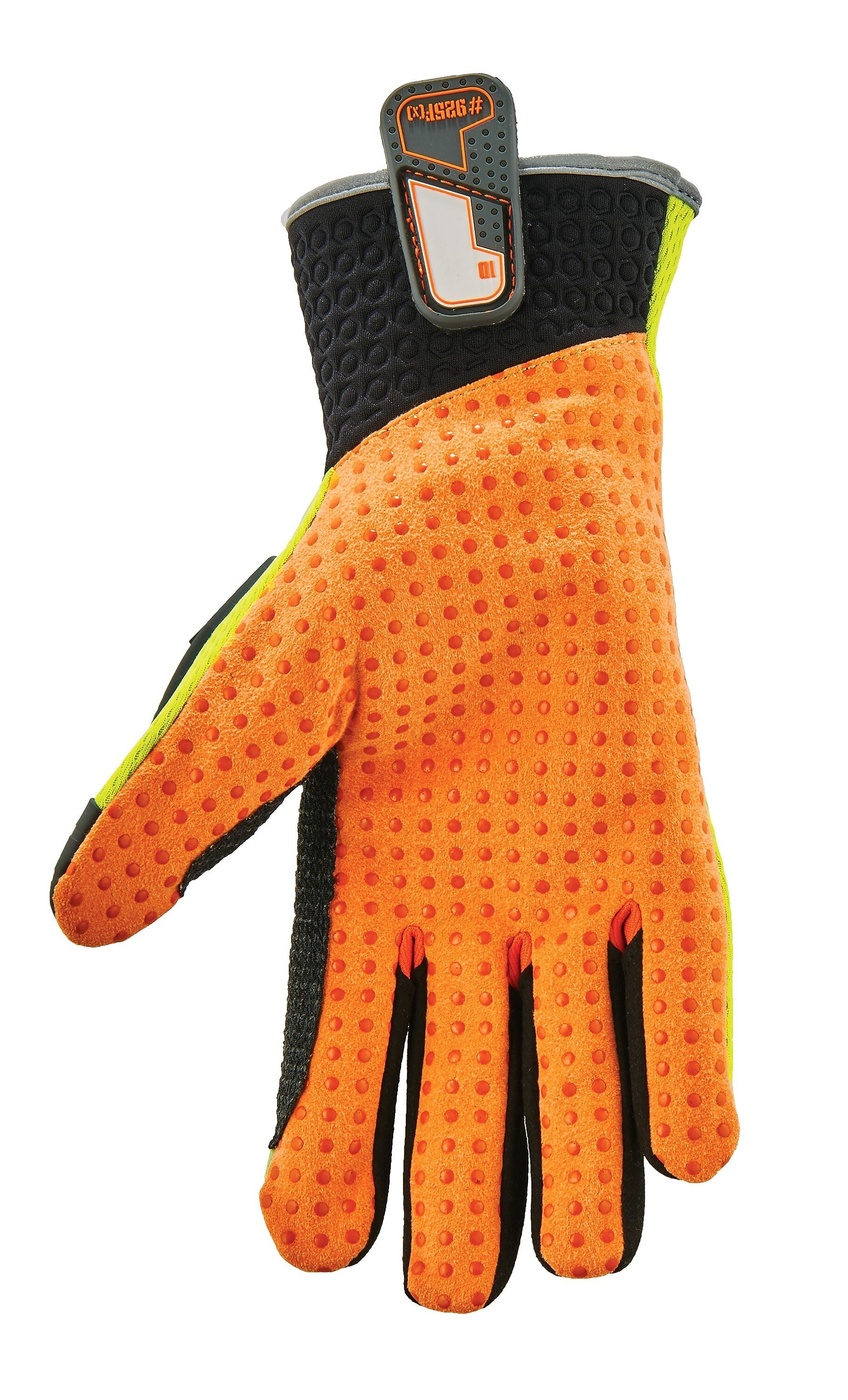 ProFlex 925F(x) Standard Dorsal Impact-Reducing Gloves, Lime, L (17904)