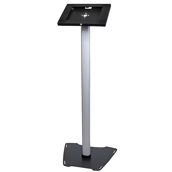 StarTech.com® STNDTBLT1FS Aluminum Lockable Floor Stand for 9.7" iPad, Black/Silver