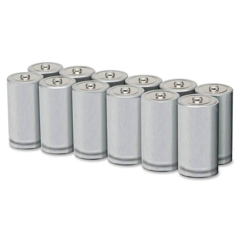 AbilityOne SKILCRAFT C Alkaline Batteries, C, Alkaline, 1.5 V DC, 12/Pack