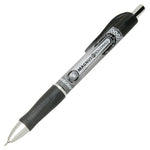 AbilityOne SKILCRAFT Retractable Rollerball Pen, 0.5 mm Point Size, Needle Point , Refillable, Black Pigment Ink, Plastic, 12/Dz