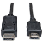 Tripp Lite 3ft DisplayPort to HD Cable Adapter Converter DP M/M, Black