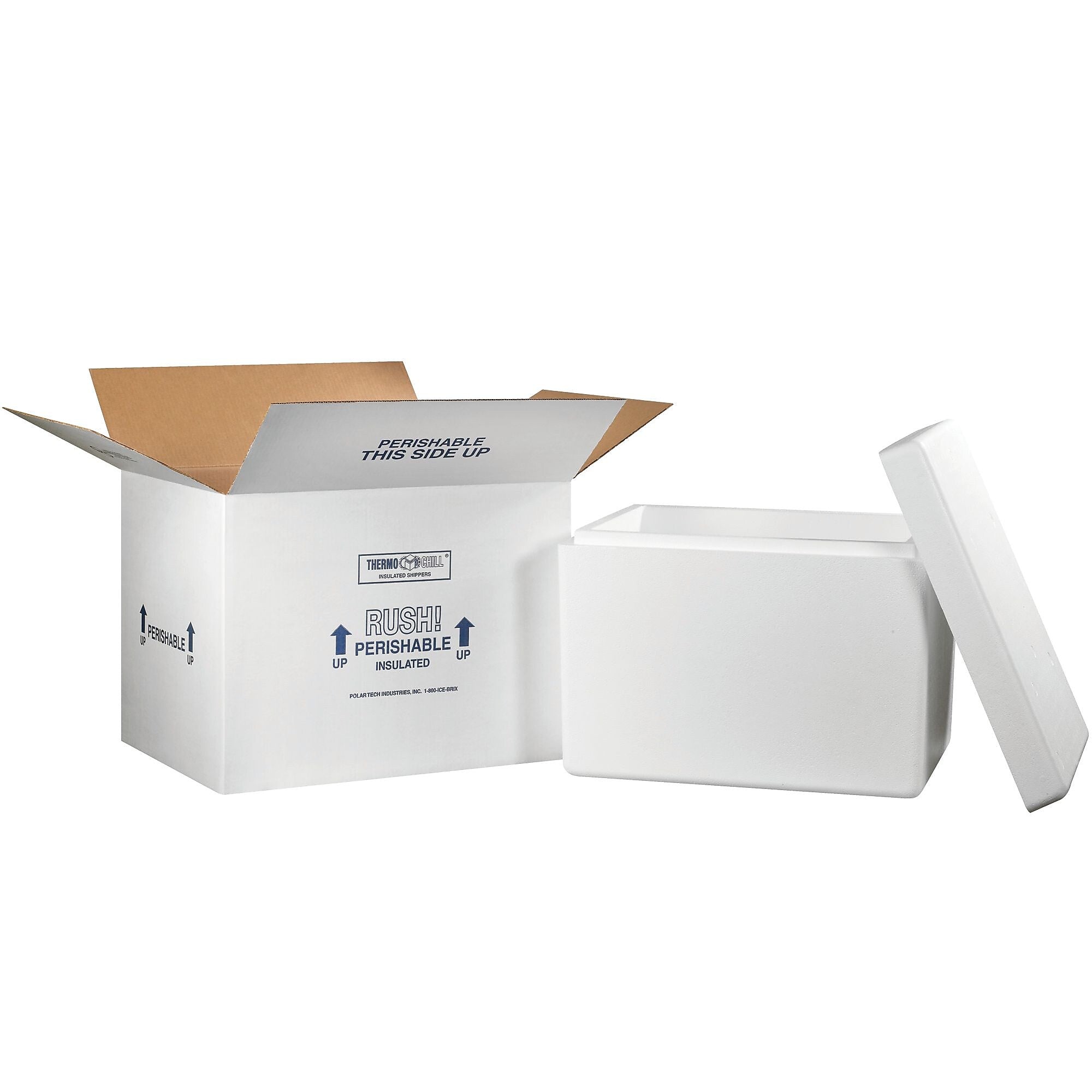 21.25" x 15.5" x 15.5" Insulated Shipping Containers, 2" Thick (269C)