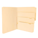 Pendaflex Recycled File Folder, 1/3-Cut Tab, Assorted, Letter Size, Manila, 24/Pack (10770)