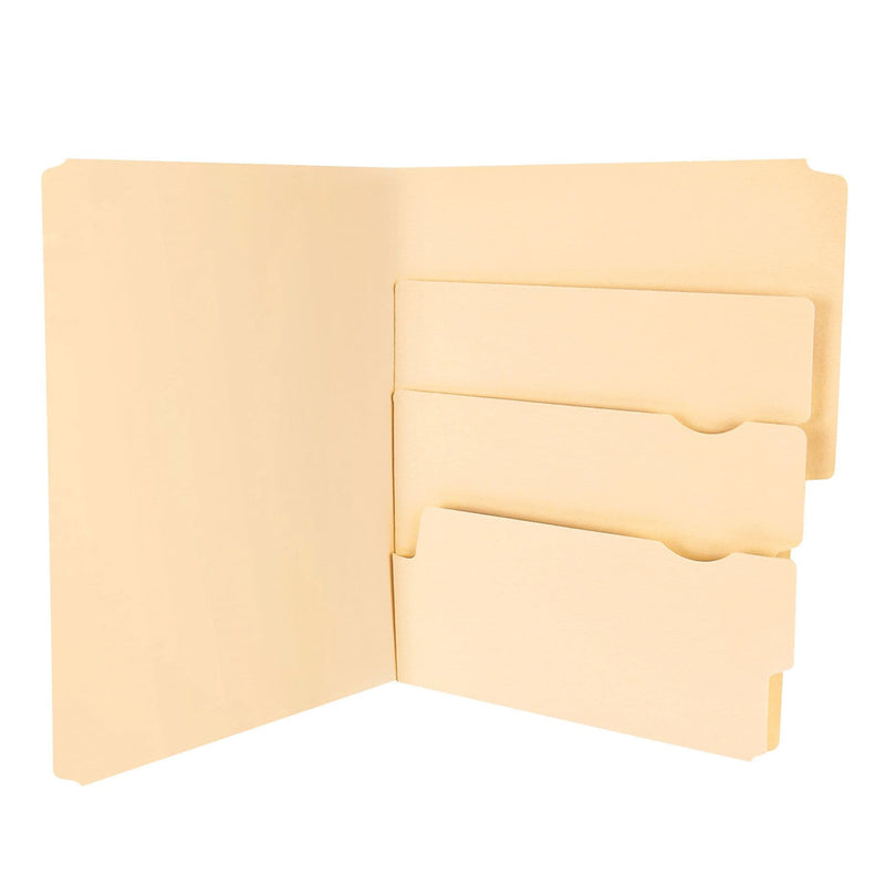 Pendaflex Recycled File Folder, 1/3-Cut Tab, Assorted, Letter Size, Manila, 24/Pack (10770)