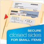 Pendaflex Recycled File Folder, 1/3-Cut Tab, Assorted, Letter Size, Manila, 24/Pack (10770)