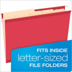 Pendaflex Recycled File Folder, 1/3-Cut Tab, Assorted, Letter Size, Manila, 24/Pack (10770)