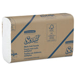 Scott® Multi-Fold Paper Towels, 1-Ply, Multi-Fold, White, 250/Roll, 16/Carton (37490)