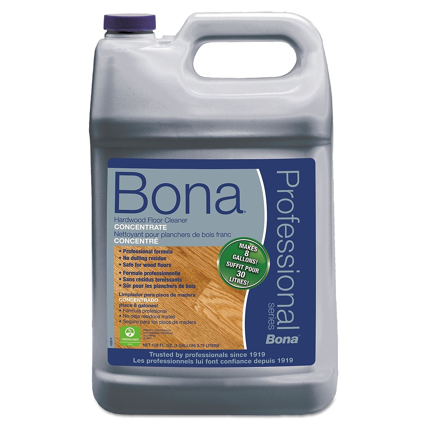 Bona Pro Series Hardwood Floor Cleaner Concentrate, 1 Gal Bottle (BNAWM700018176)