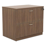 Alera® Valencia Series Two-Drawer Lateral File, Walnut