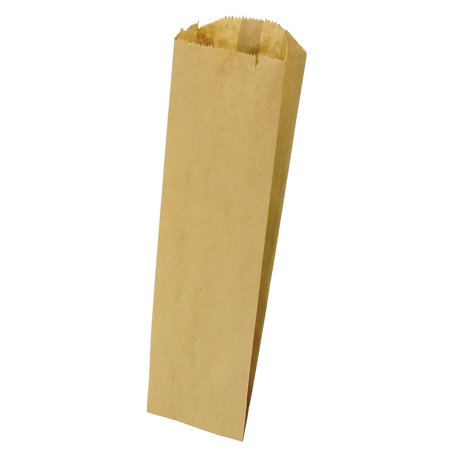 General Pint Paper Liquor Bag, 35lb Kraft, Standard 3 3/4 X 2 1/4 X 11 1/4, 500 Bags