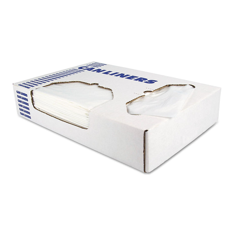 Heritage Low-Density Can Liners, 12-16 Gal, 0.35 Mil, 24 X 32, Clear, 1000/carton