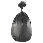 Inteplast Group High-Density Can Liner, 38 X 60, 60gal, 17mic, Black, 25/roll, 8 Rolls/carton