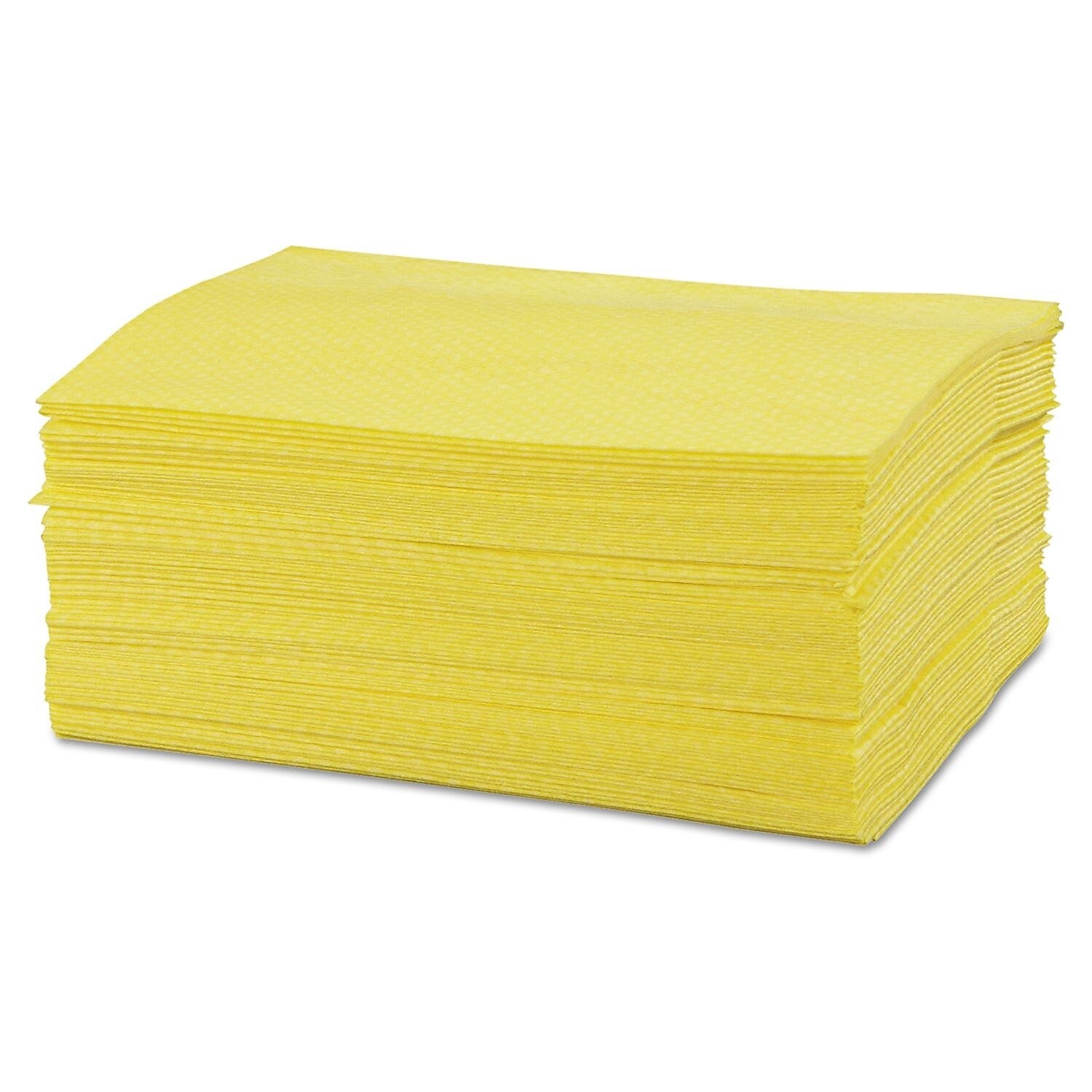 Chix Dusting Cloths, Yellow, 400 Cloths/Pack (CHI0213)