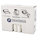 Inteplast Group High-Density Can Liner, 33 X 40, 33gal, 13mic, Clear, 25/roll, 20 Rolls/carton