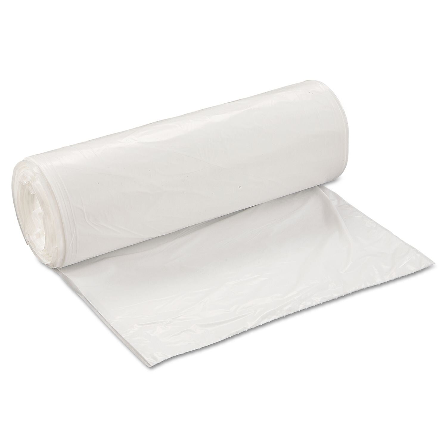 Inteplast Group Low-Density Can Liner, 38 X 58, 60gal, .7mil, White, 25/roll, 4 Rolls/carton