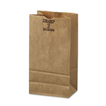 General #2 Paper Grocery, 52lb Kraft, Extra-Heavy-Duty 4 5/16" x 2 7/16" x 7 7/8", 500 Bags