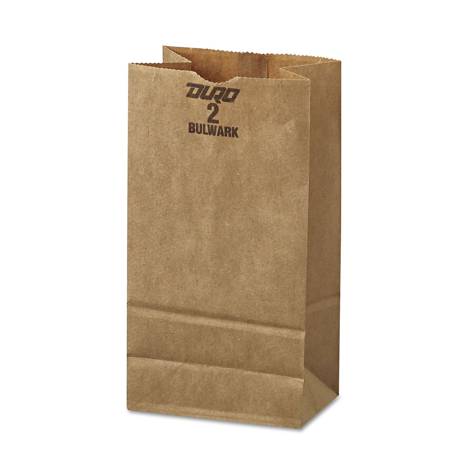 General #2 Paper Grocery, 52lb Kraft, Extra-Heavy-Duty 4 5/16" x 2 7/16" x 7 7/8", 500 Bags