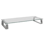 Tripp Lite Universal Glass-Top Monitor Riser, Silver/Transparent (MR2208G)