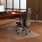 Cleartex Floortex / Unomat Hard Floor Chair Mat, 35" x 47", Low-Pile, Clear (FLREC128920ERA)