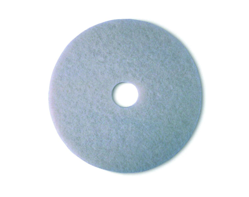 3M Polishing Floor Pad, White, 5/Carton (MMM20313)