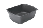 Medline Rectangular Plastic Washbasin 6QT Graphite (DYND80347)