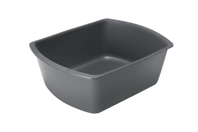 Medline Rectangular Plastic Washbasin 6QT Graphite (DYND80347)