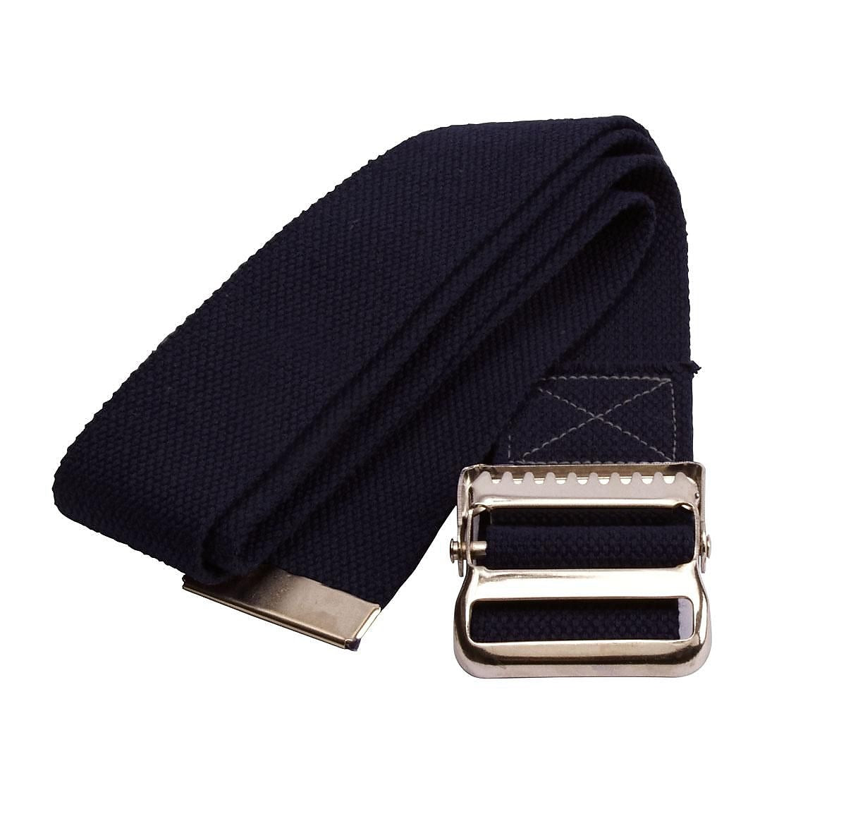 Medline 54" Gait Belts, Washable Cotton Material, Black (MDT821203BS)