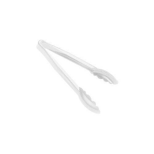 Cambro 6" Clear Scalloped Grip Tong, Plastic (6TGS135)