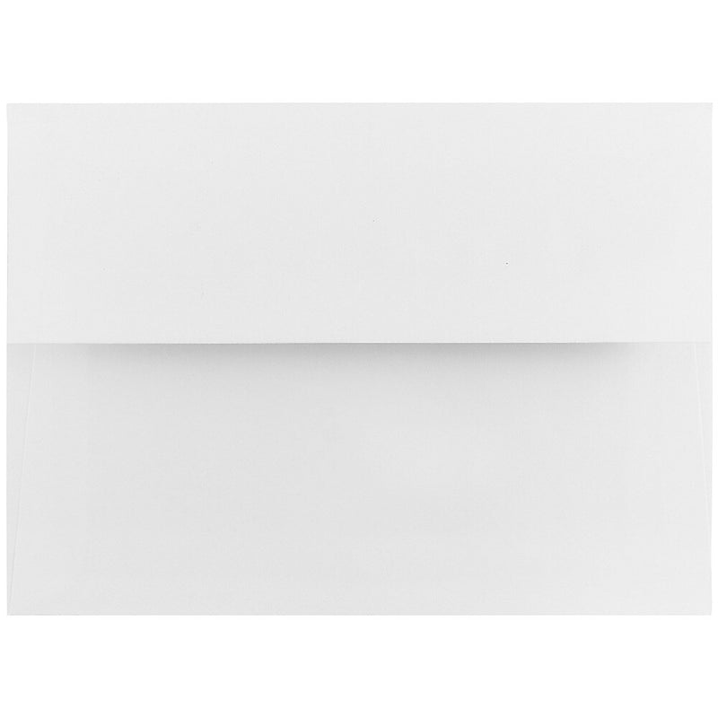 JAM Paper A6 Foil Lined Invitation Envelopes, 4.75 x 6.5, White with Red Foil, 25/Pack (3243655)
