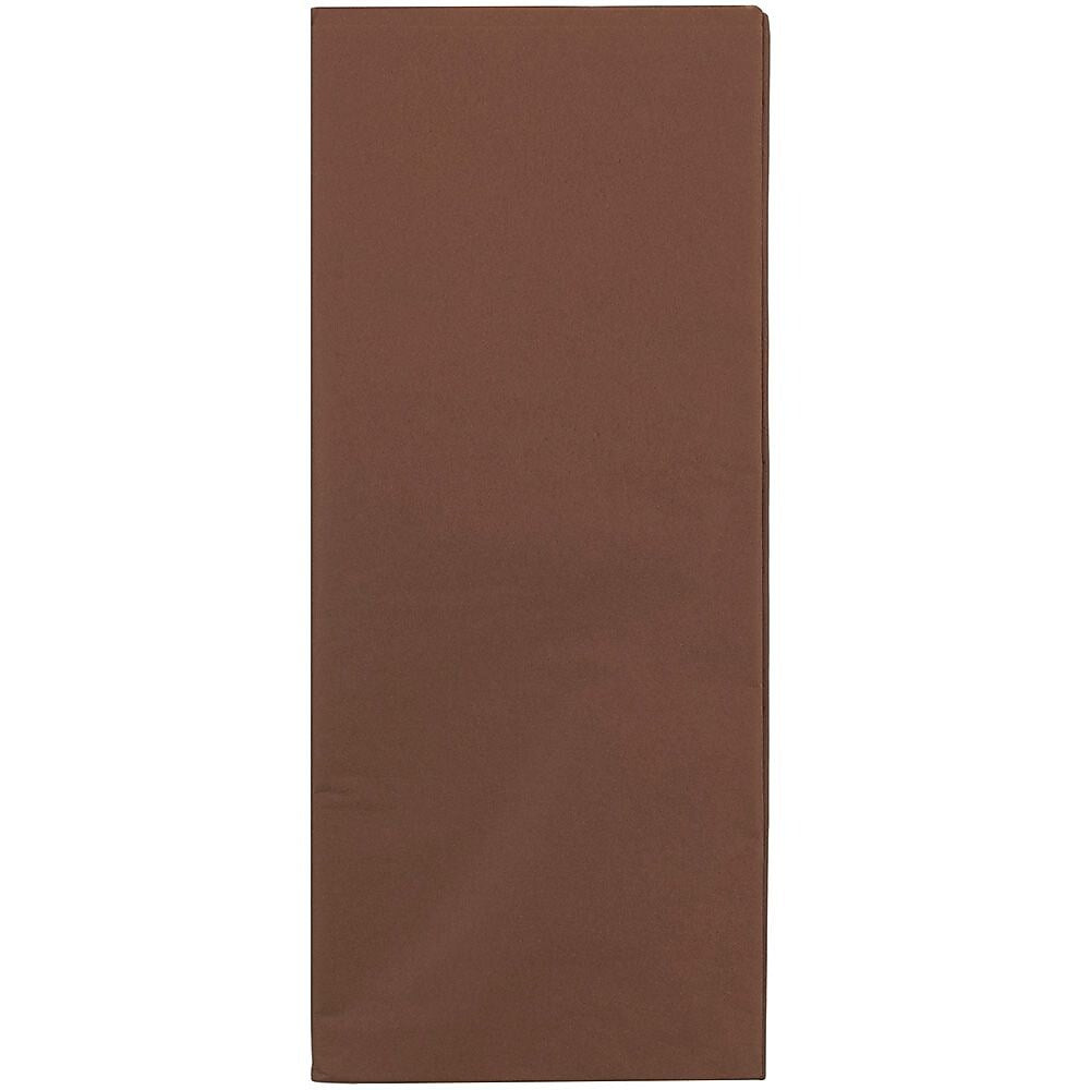 JAM Paper 20" x 26" Tissue Paper, Brown, 10 Sheets/Pack (1152349)
