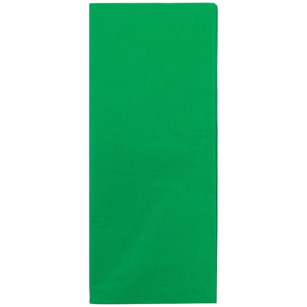 JAM Paper 20" x 26" Tissue Paper, Green, 10 Sheets/Pack (1152352)