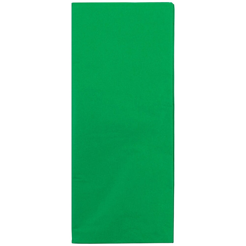 JAM Paper 20" x 26" Tissue Paper, Green, 10 Sheets/Pack (1152352)