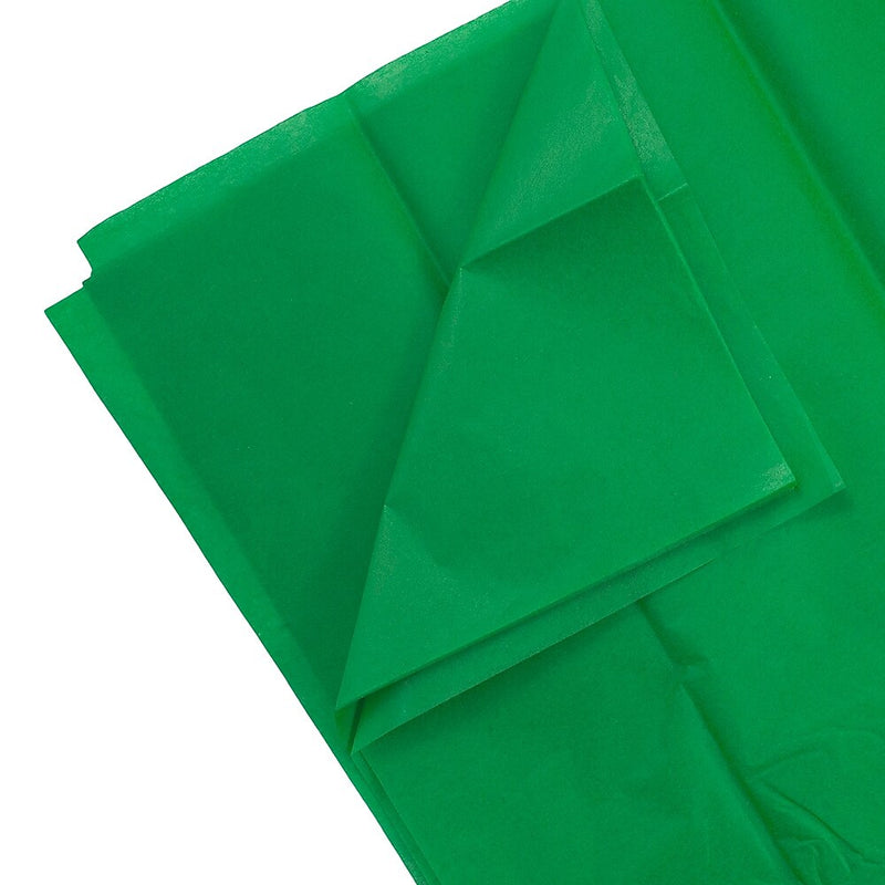 JAM Paper 20" x 26" Tissue Paper, Green, 10 Sheets/Pack (1152352)