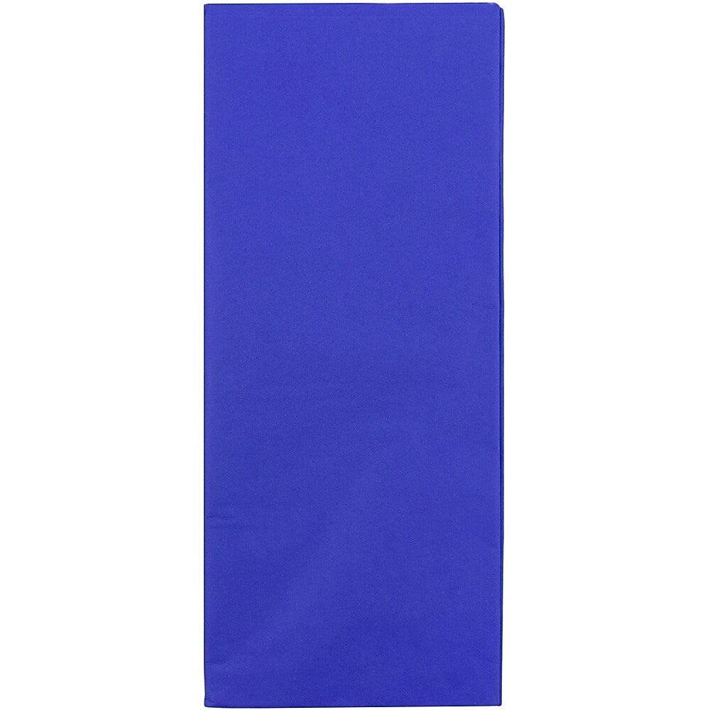 JAM Paper 20" x 26" Tissue Paper, Presidential Blue, 10 Sheets/Pack (1152354)