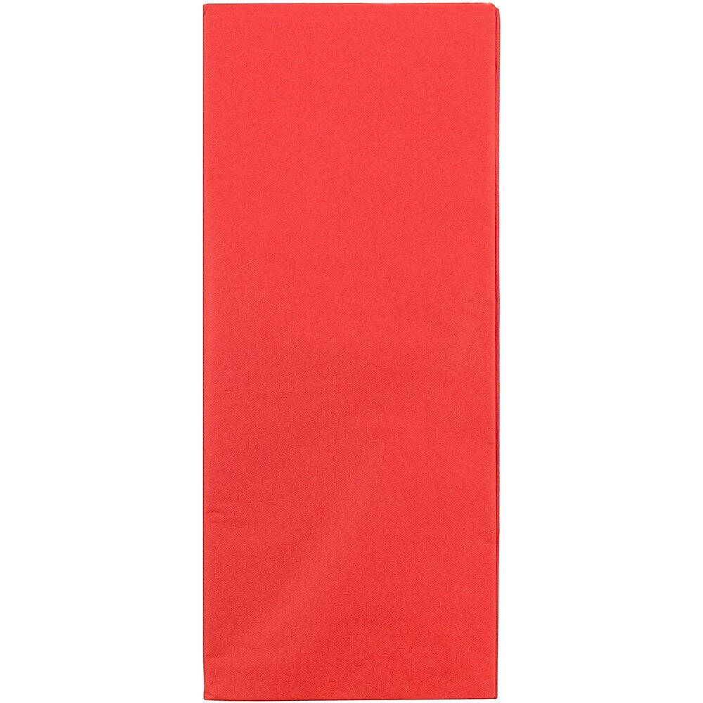 JAM Paper 20" x 26" Tissue Paper, Red, 10 Sheets/Pack (1152356)